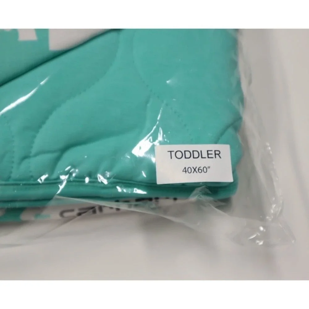 High‎ Society Bamboo Teal Quilted Bamboo Toddler Blanket 40x60